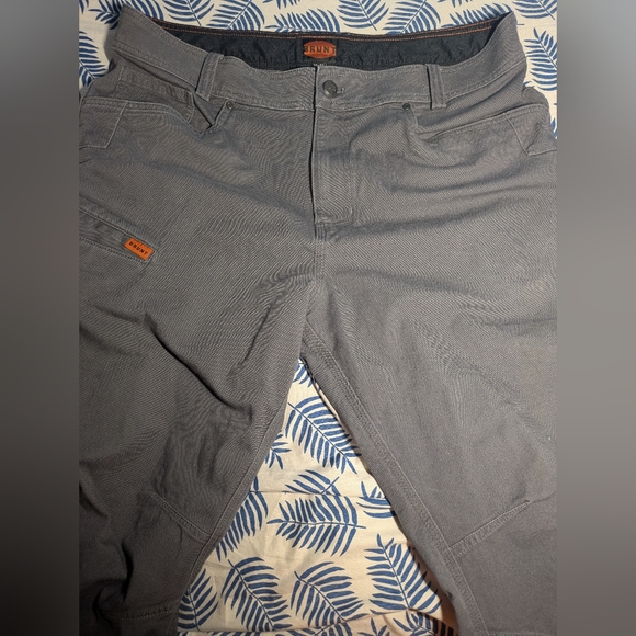 BRUNT Work Gray Men's Pants Size 36x32 - Picture 2 of 7